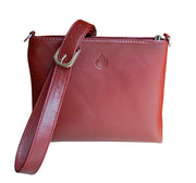 Red Solstice | Cactus Leather Crossbody & Shoulder Bag
