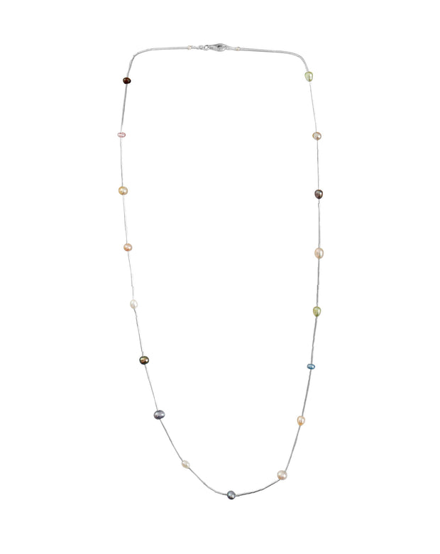 Margarita multi color pearl necklace